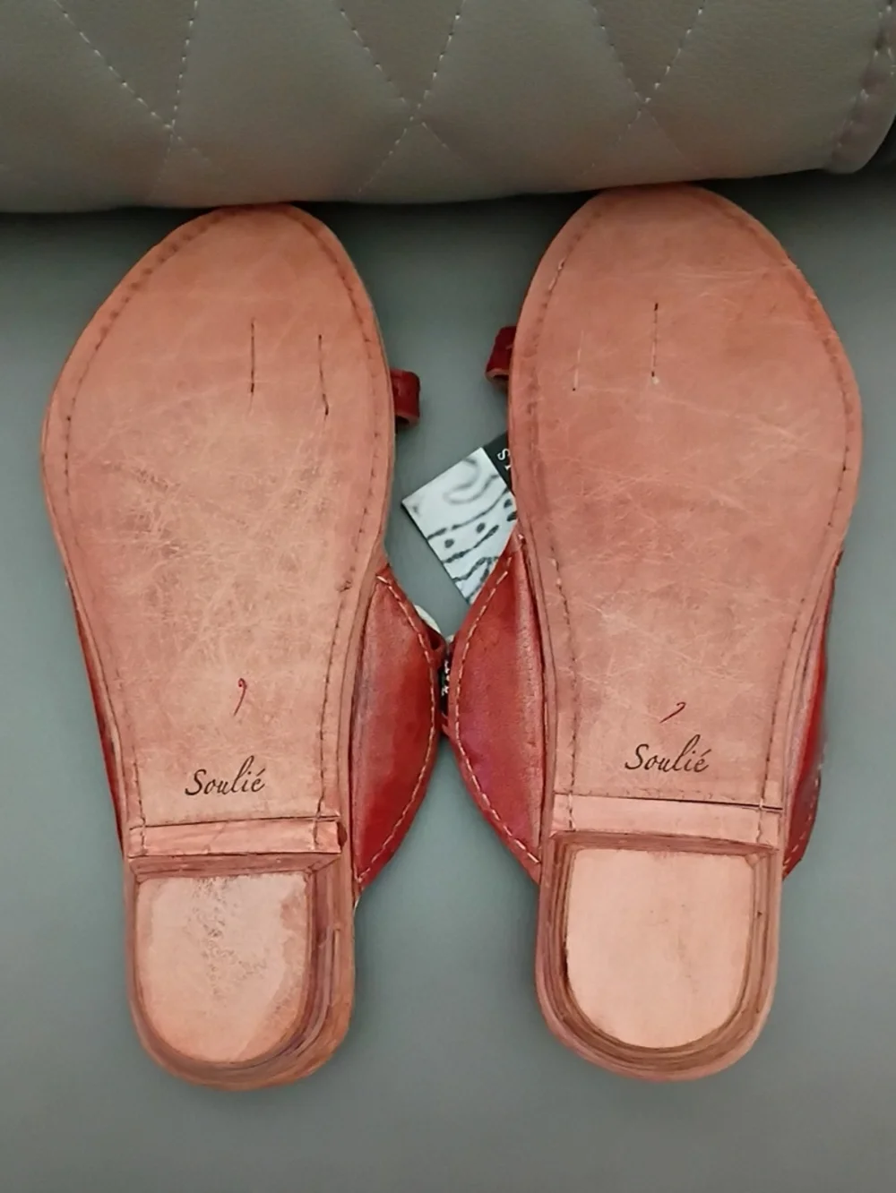 Soulie' Chappals Leather Sandals